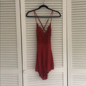 Open back romper